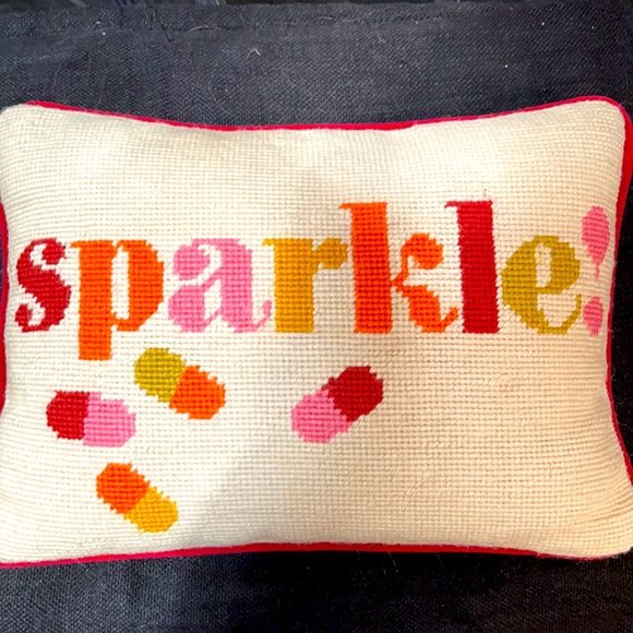 Jonathan Adler Accents Jonathan Adler Needlepoint Pillow Sparkle